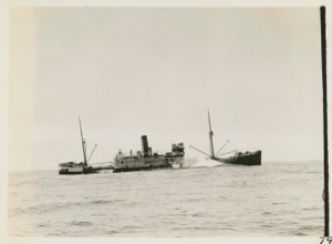 Image: Bay Rupert, Hudson's Bay Co. boat wrecked on Clinker Rock